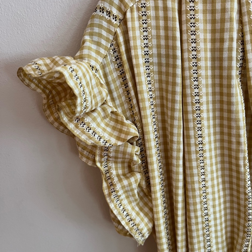 Yellow Check Dress by Max Studio